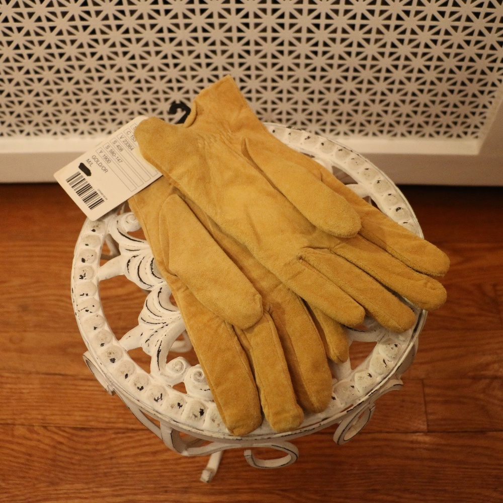 NEW Pins and Needles Pig Suede Gloves